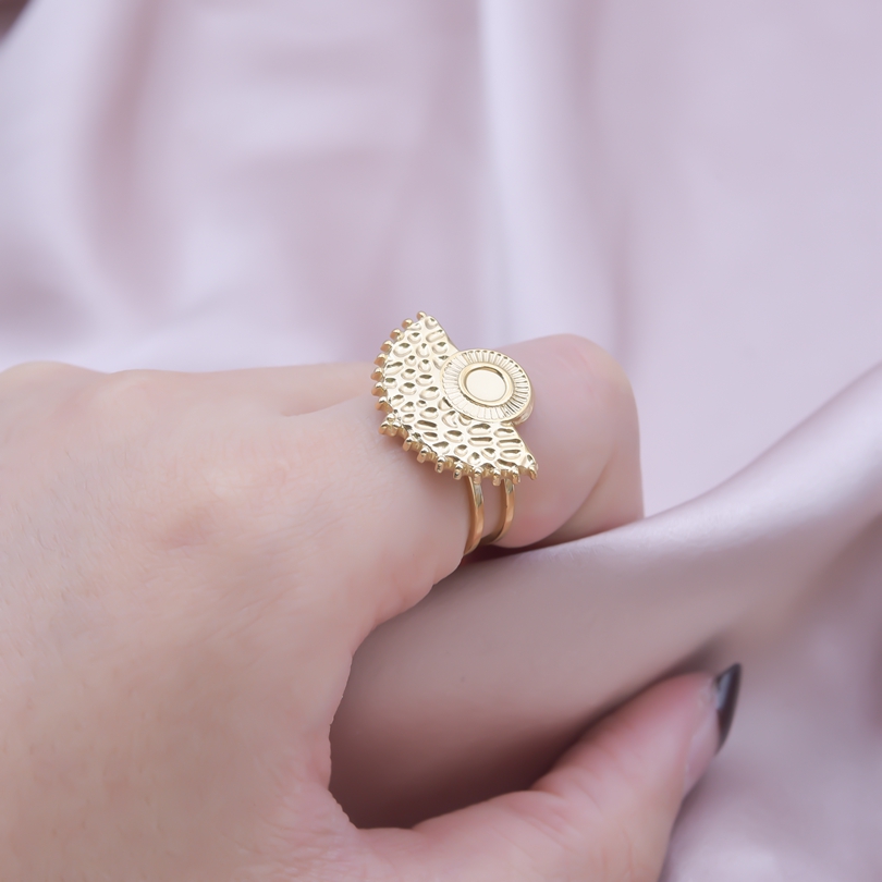 Ig Style Simple Style Geometric Stainless Steel Plating 18k Gold Plated Open Rings display picture 14