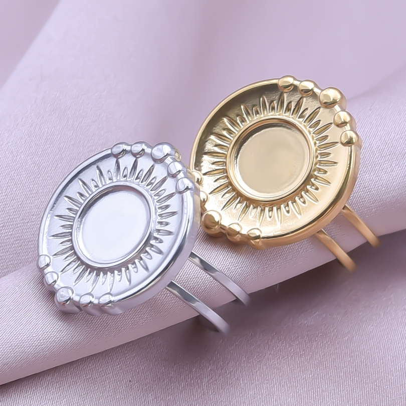 Ig Style Simple Style Geometric Stainless Steel Plating 18k Gold Plated Open Rings display picture 25