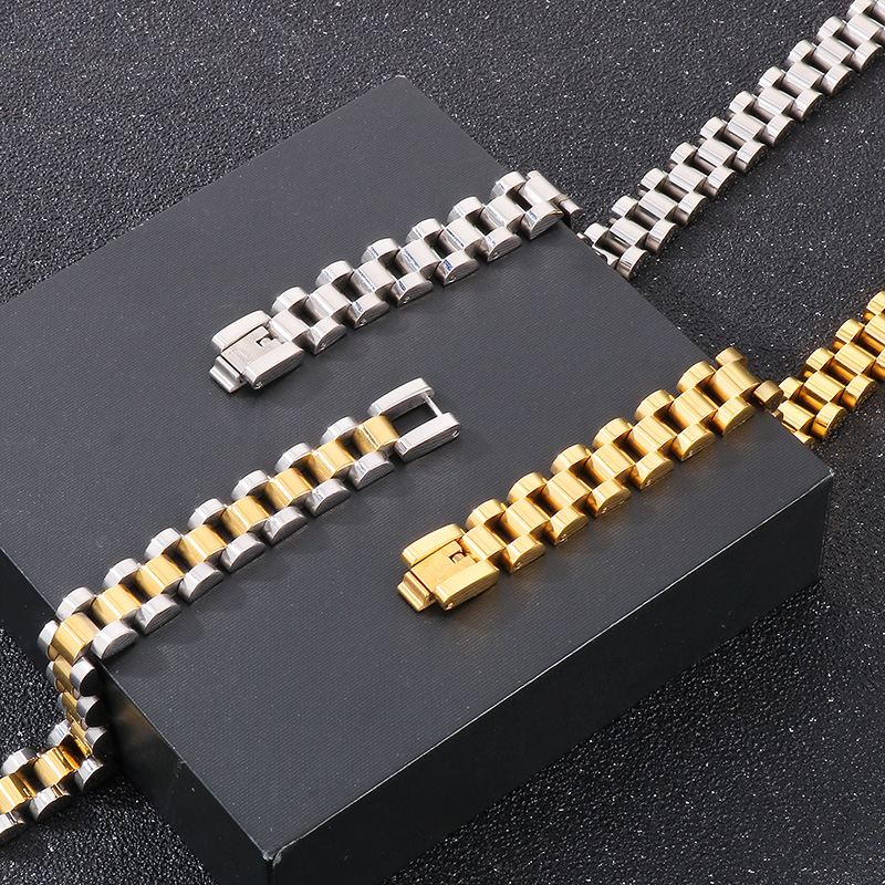 Stainless Steel 18K Gold Plated Hip-Hop Plating Geometric Necklace display picture 5