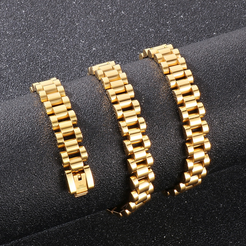 Acero Inoxidable Chapados en oro de 18k Hip Hop Enchapado Geométrico Collar display picture 7