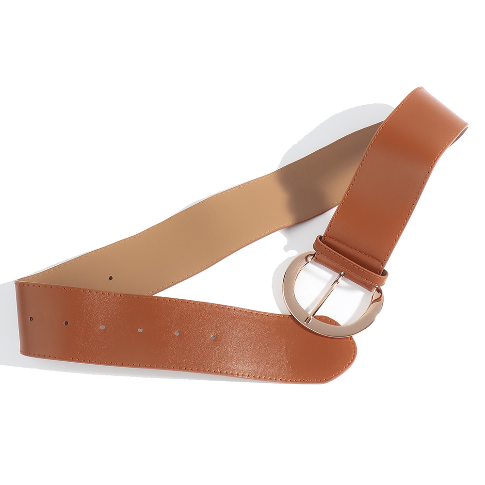 Classic Style Commute Solid Color Pu Leather Women's Leather Belts display picture 3