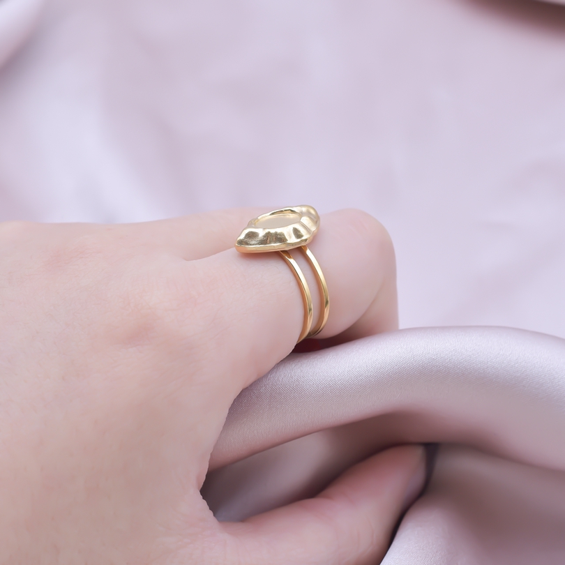 Simple Style Geometric Stainless Steel Plating 18k Gold Plated Open Rings display picture 19