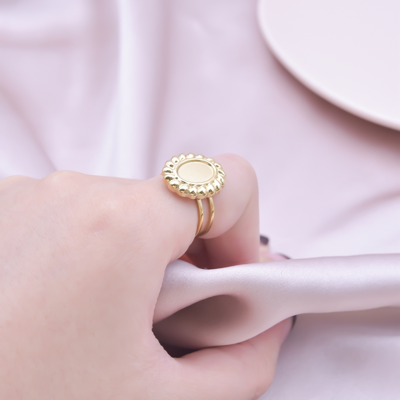 Simple Style Geometric Stainless Steel Plating 18k Gold Plated Open Rings display picture 35