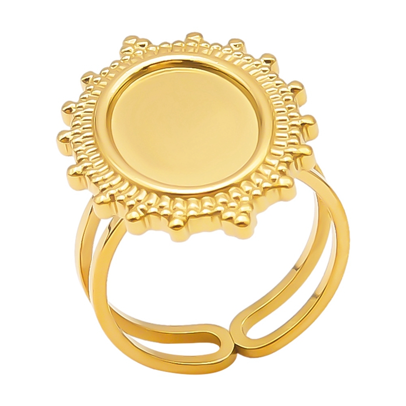Simple Style Geometric Stainless Steel Plating 18k Gold Plated Open Rings display picture 37