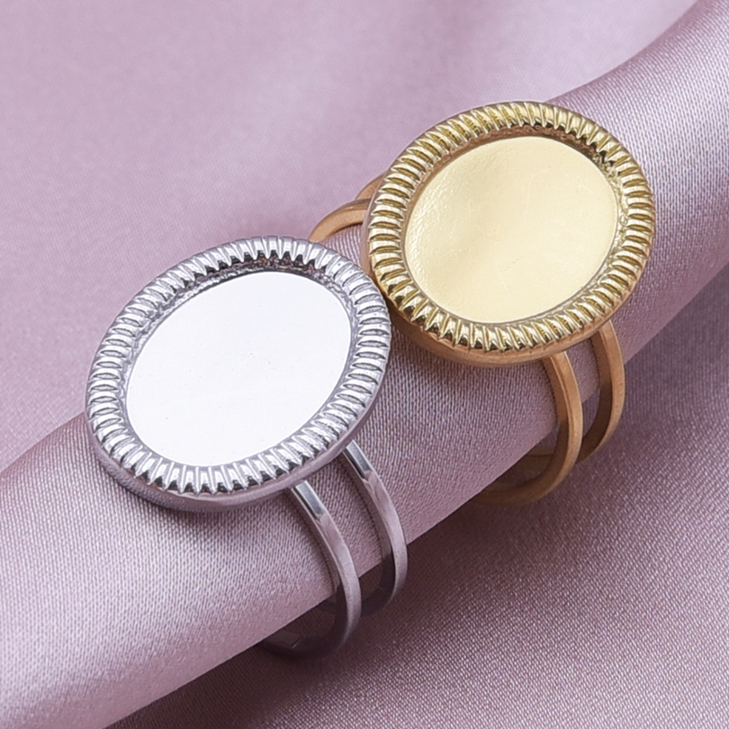 Simple Style Geometric Stainless Steel Plating 18k Gold Plated Open Rings display picture 56
