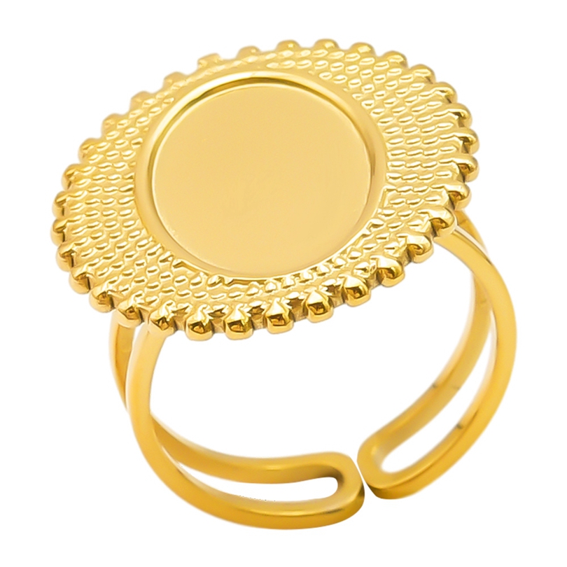 Simple Style Geometric Stainless Steel Plating 18k Gold Plated Open Rings display picture 58