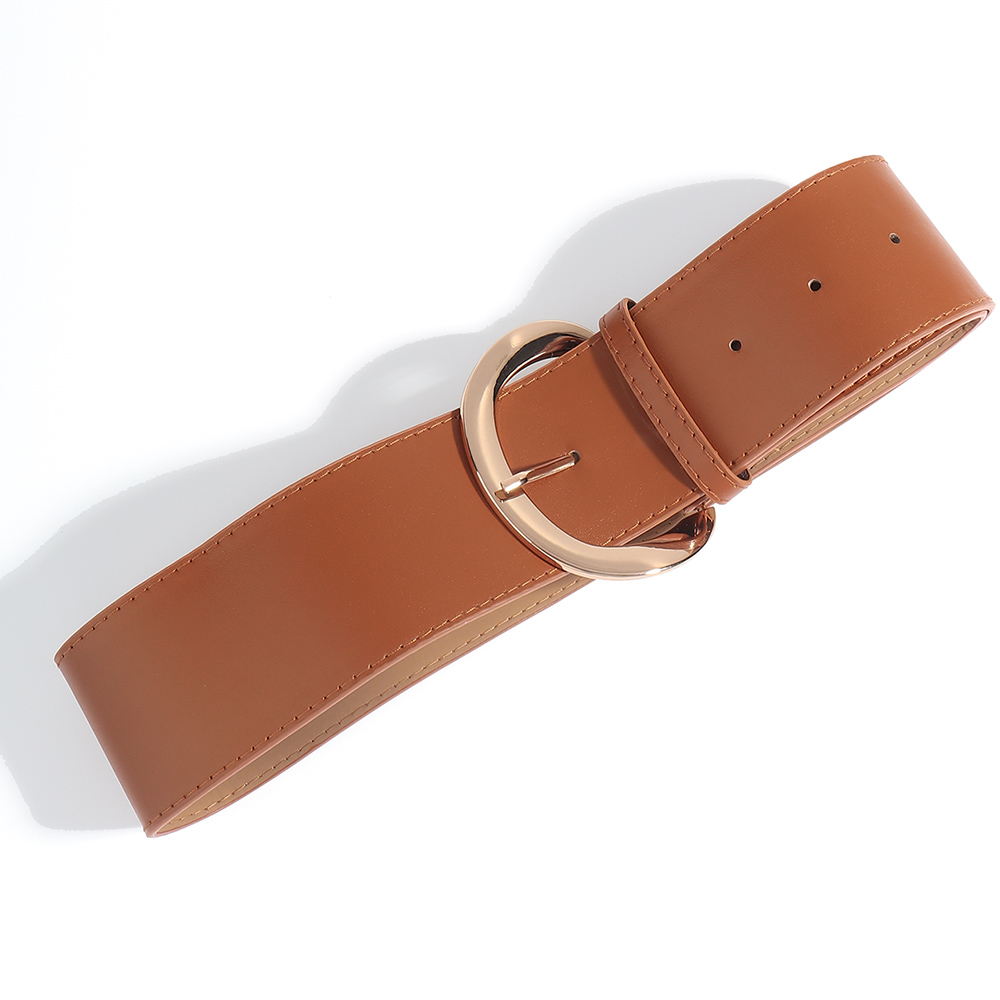 Classic Style Commute Solid Color Pu Leather Women's Leather Belts display picture 5