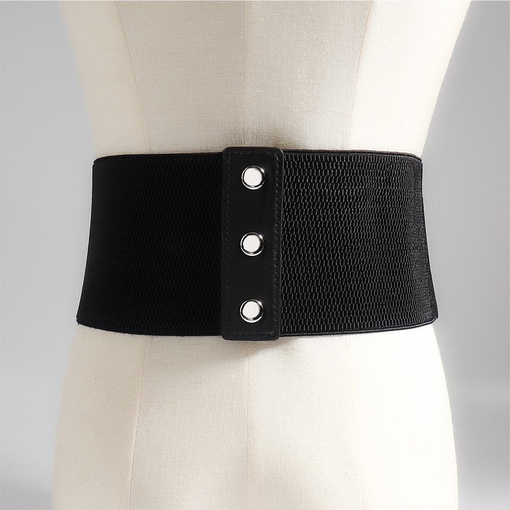 Ig Style Retro Geometric Pu Leather Alloy Elastic Band Women's Corset Belts display picture 9