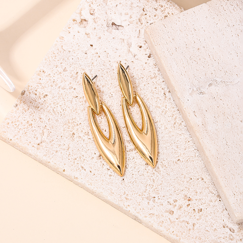 1 Pair Casual Modern Style Classic Style Water Droplets Alloy Zinc Drop Earrings display picture 1