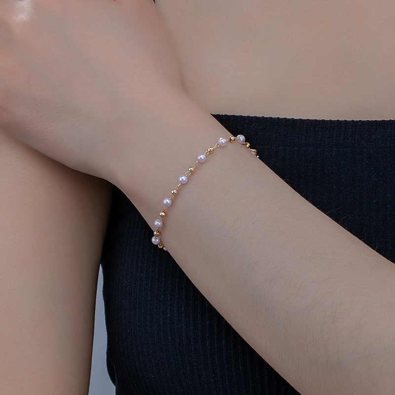 Einfacher Stil Perle Legierung Zink Frau Armbänder display picture 4