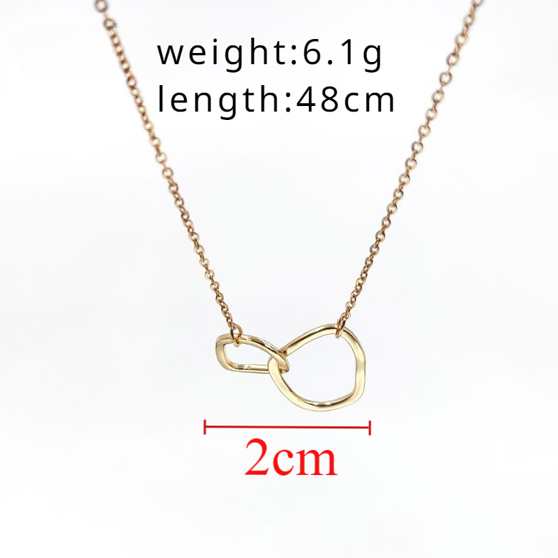 Simple Style Geometric Alloy Plating Unisex Necklace display picture 6
