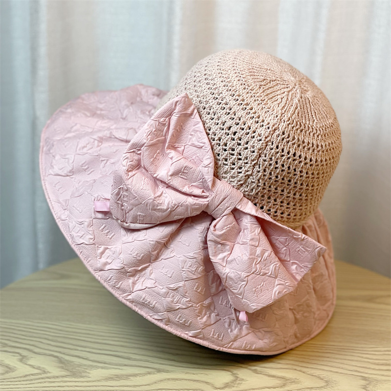 Women's Elegant Bow Knot Big Eaves Sun Hat display picture 7