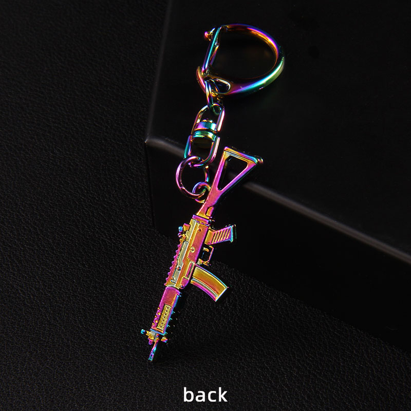 Hip-Hop Cool Style Pistol Alloy Keychain display picture 8