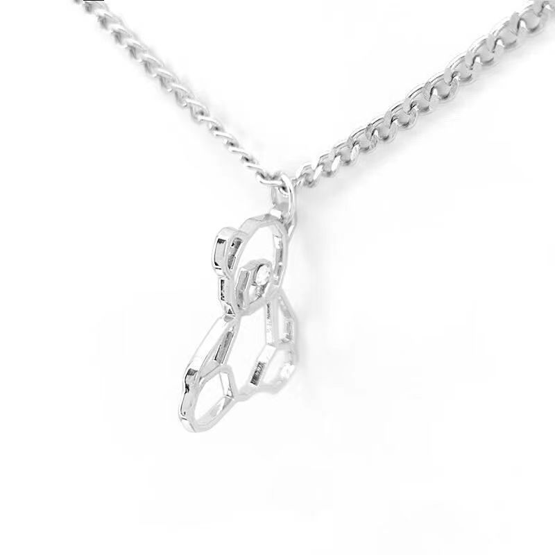 Mignon Style Simple Ours Alliage Évider Incruster Strass Unisexe Pendentif display picture 3