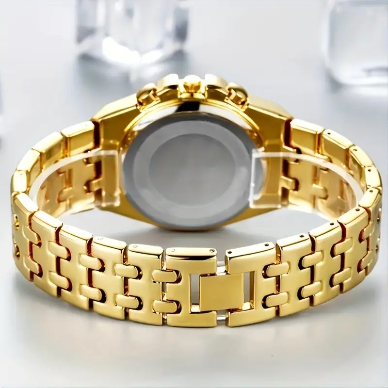 Elegant Shiny Geometric Folding Buckle Quartz Women's Watches display picture 6