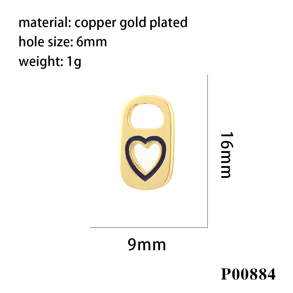 1 Piece Copper Can Heart Shape Casual Hip-Hop Commute display picture 7