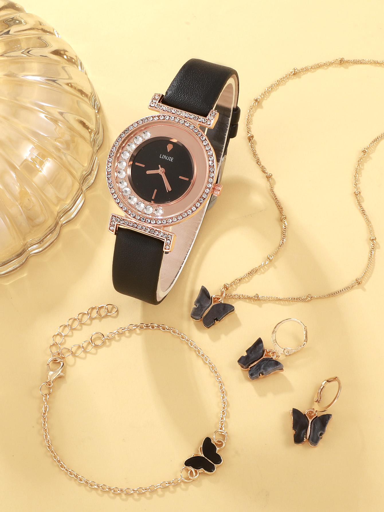 Casual Cute Luxurious Solid Color Folding Buckle Buckle Quartz Women's Watches display picture 30
