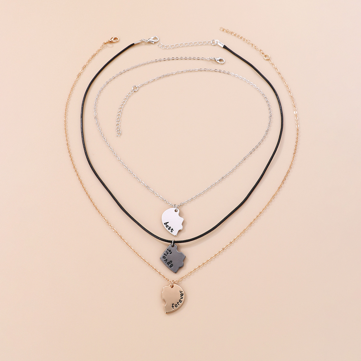 Wholesale Jewelry Casual Household Heart Shape Alloy Pendant Necklace display picture 5
