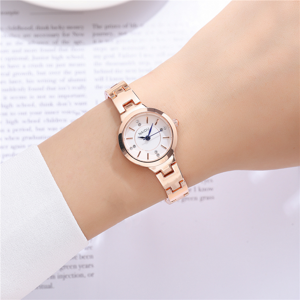 Einfacher Stil Einfarbig Quarz Frauen Uhren display picture 9