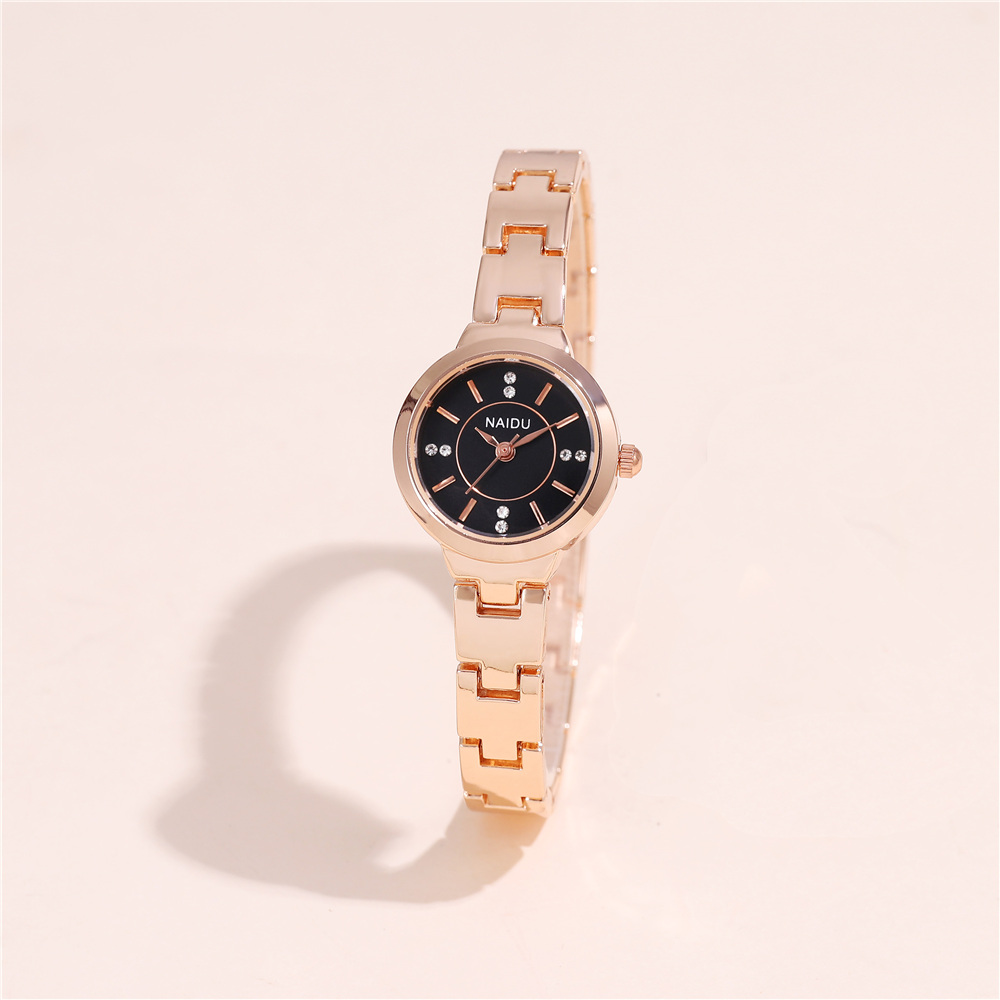 Einfacher Stil Einfarbig Quarz Frauen Uhren display picture 5