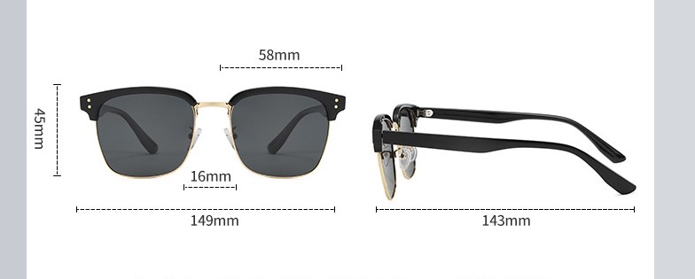 Hip-Hop Simple Style Gradient Color Solid Color Tac Square Full Frame Women's Sunglasses display picture 1