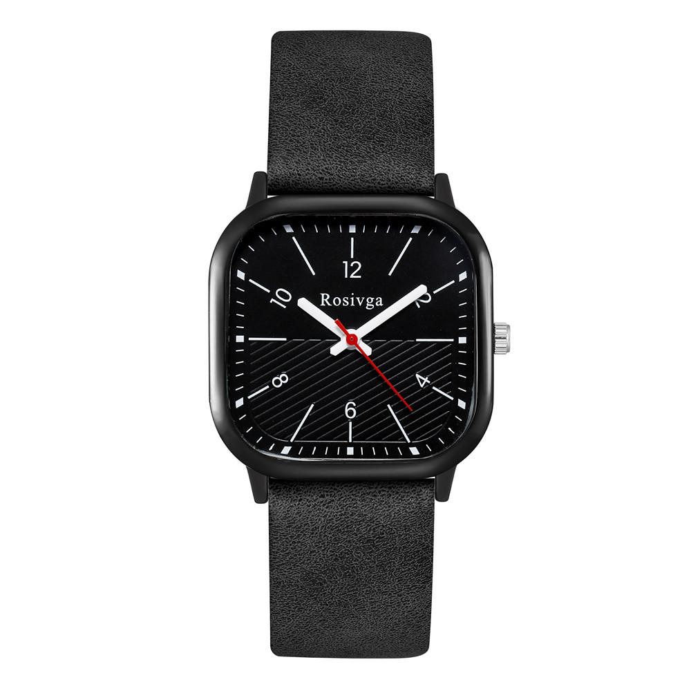 Simple Style Solid Color Buckle Quartz Men's Watches display picture 10