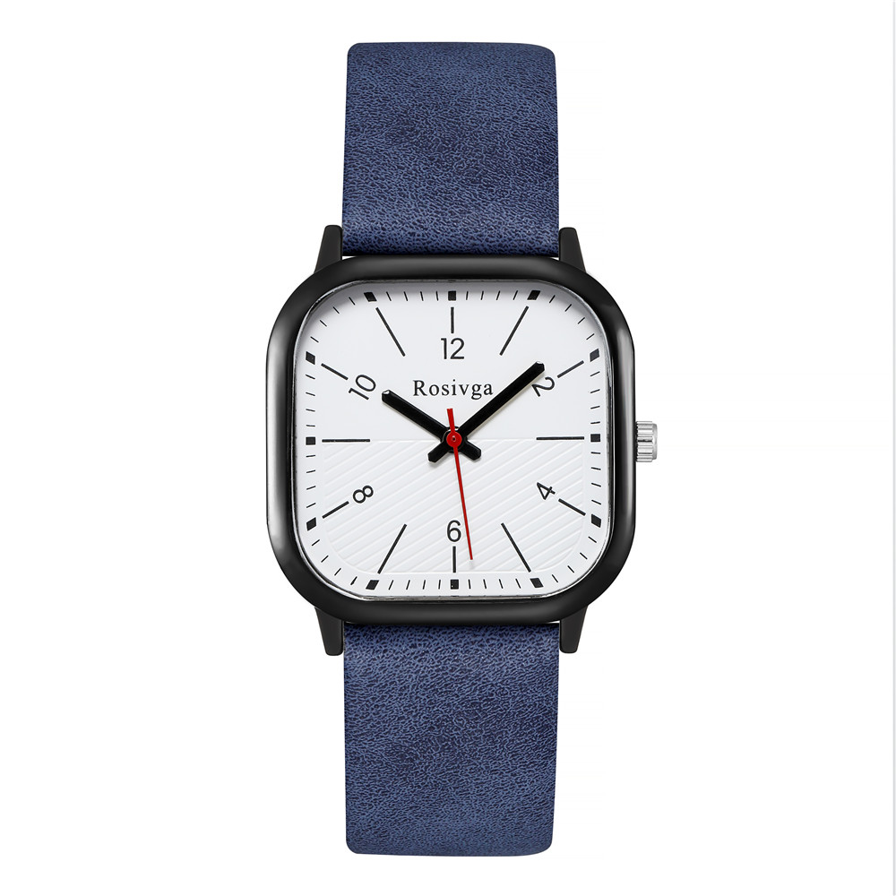 Simple Style Solid Color Buckle Quartz Men's Watches display picture 12