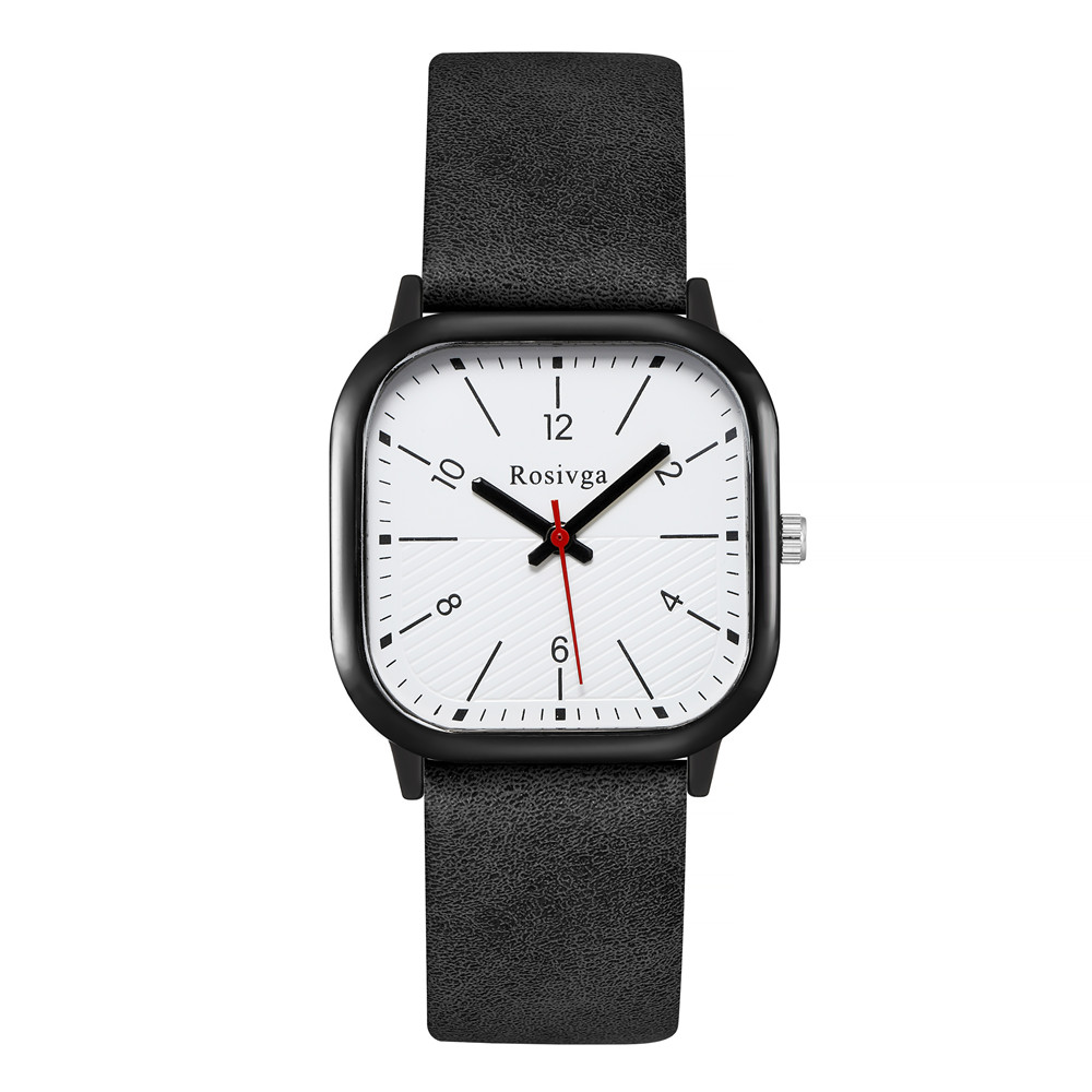 Simple Style Solid Color Buckle Quartz Men's Watches display picture 11