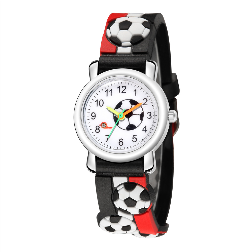 Casual Cute Football Buckle Quartz Kids Watches display picture 8