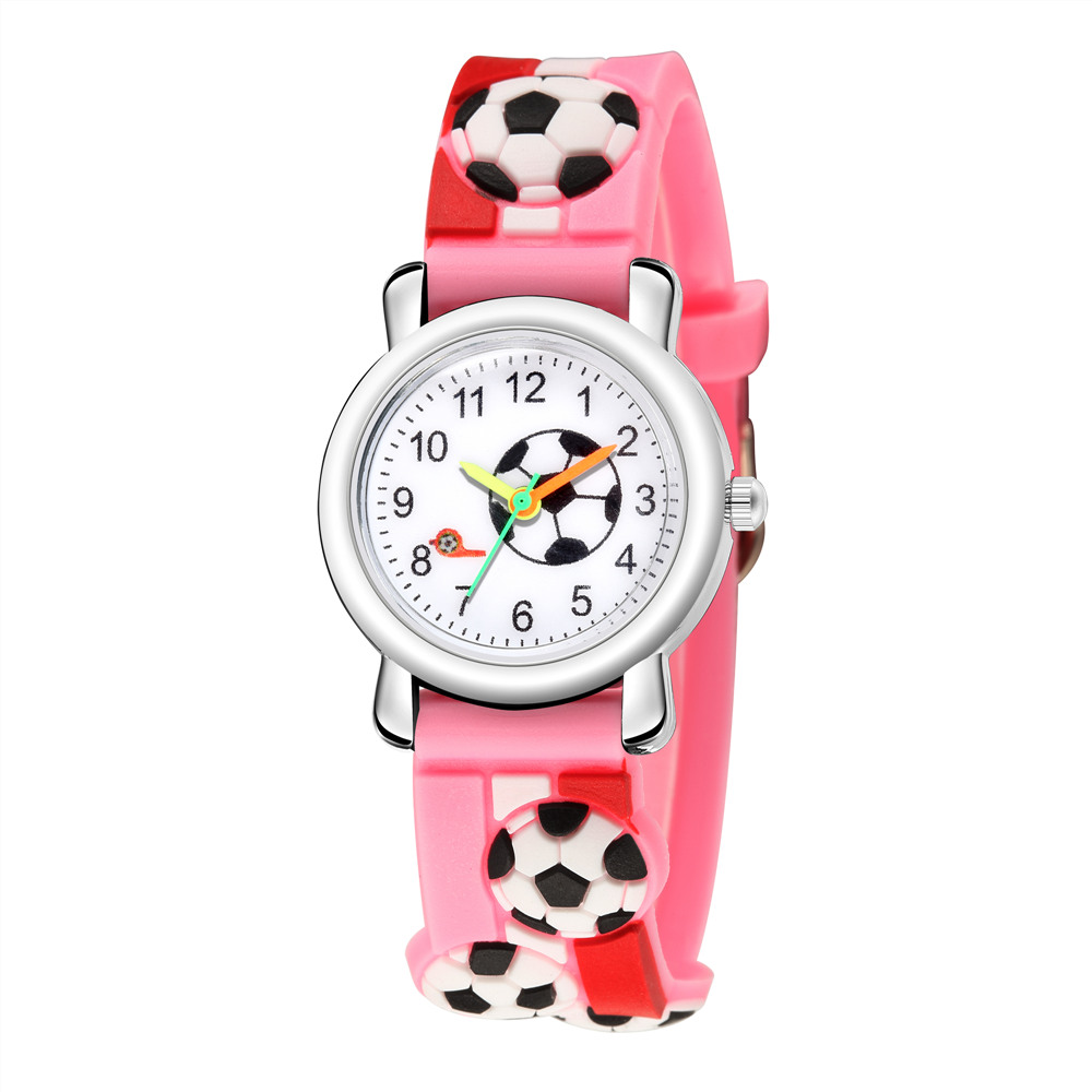 Casual Cute Football Buckle Quartz Kids Watches display picture 6