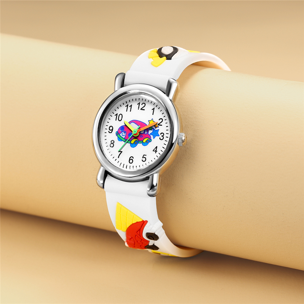 Cartoon Style Car Buckle Quartz Kids Watches display picture 3