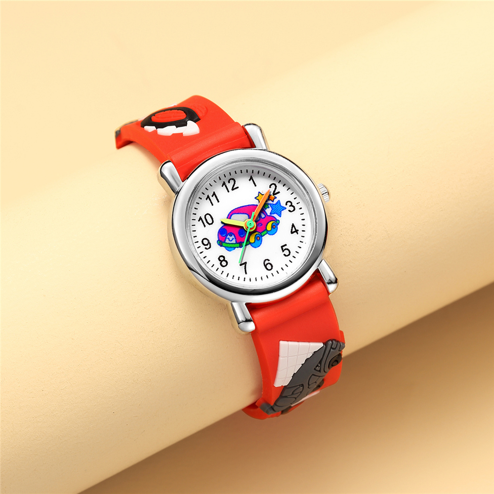 Cartoon Style Car Buckle Quartz Kids Watches display picture 4