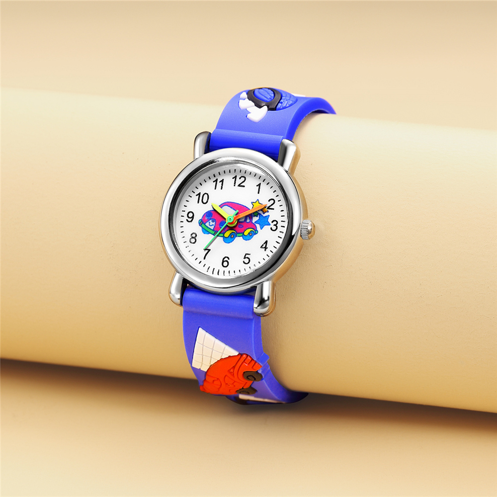 Cartoon Style Car Buckle Quartz Kids Watches display picture 5