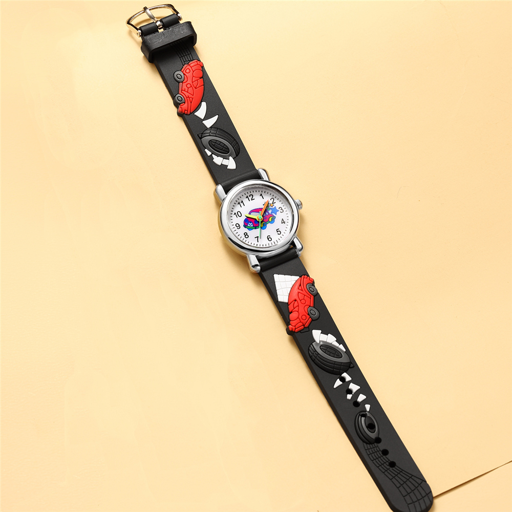 Cartoon Style Car Buckle Quartz Kids Watches display picture 2