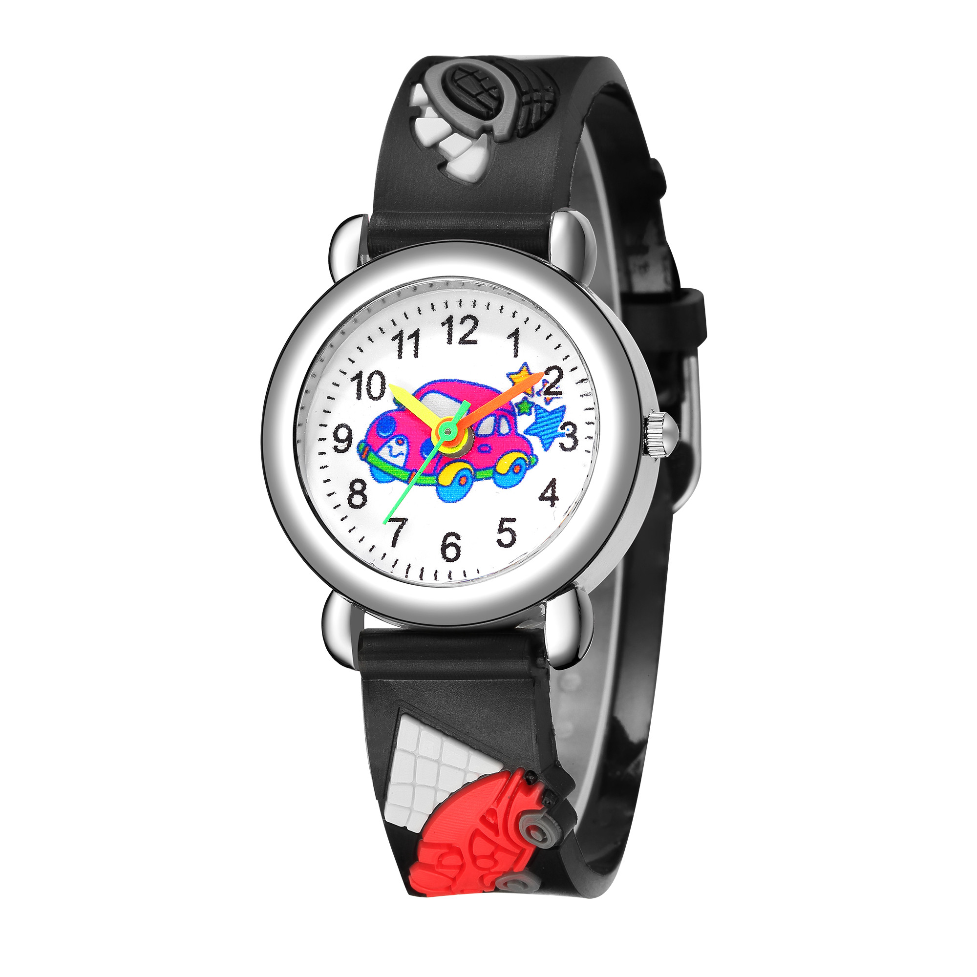 Style De Bande Dessinée Auto Boucle Quartz Enfants Montres display picture 7