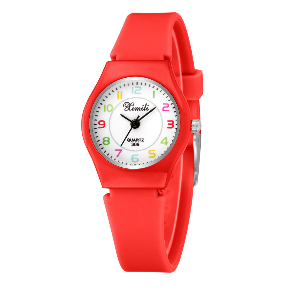 Cartoon Style Letter Number Buckle Quartz Kids Watches display picture 9