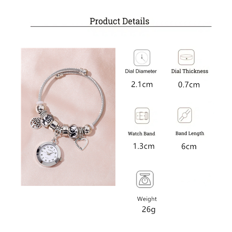 Casual Heart Shape Quartz Women's Watches display picture 1