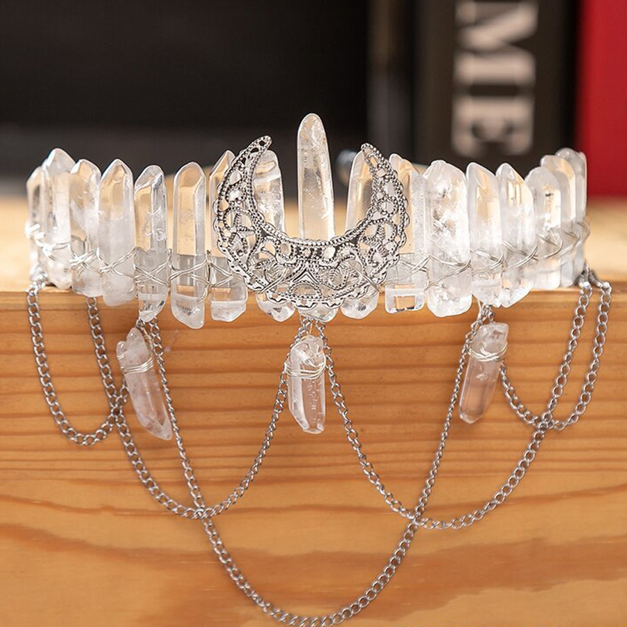 Women's Retro Ethnic Style Geometric Alloy Crystal Hair Band display picture 1