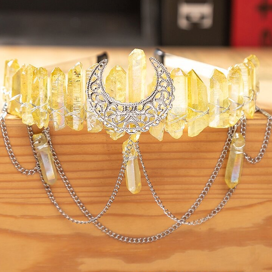 Women's Retro Ethnic Style Geometric Alloy Crystal Hair Band display picture 4