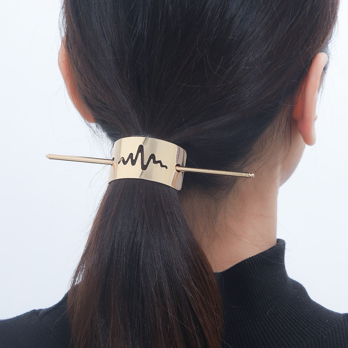 Women's Elegant Simple Style Geometric Metal Plating Hairpin display picture 3