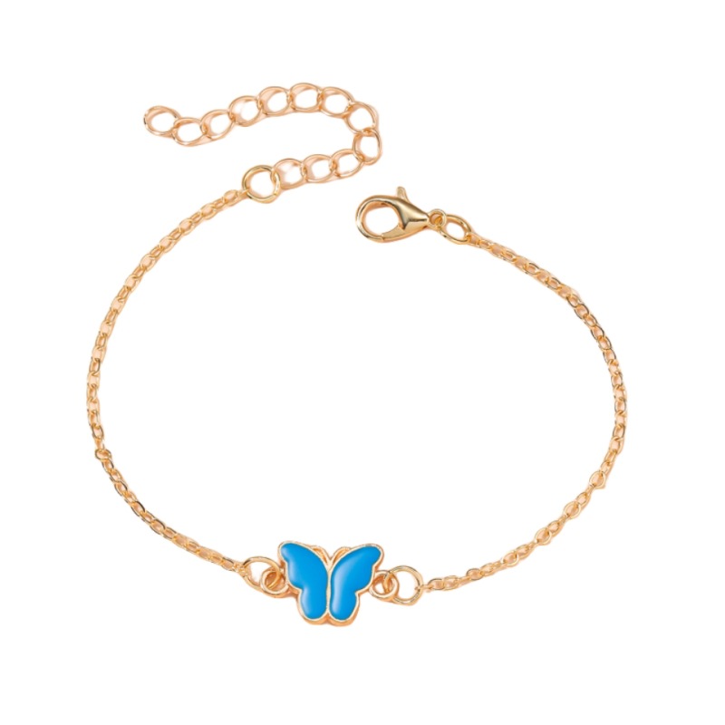 Simple Style Butterfly Alloy Enamel Women's Bracelets display picture 1