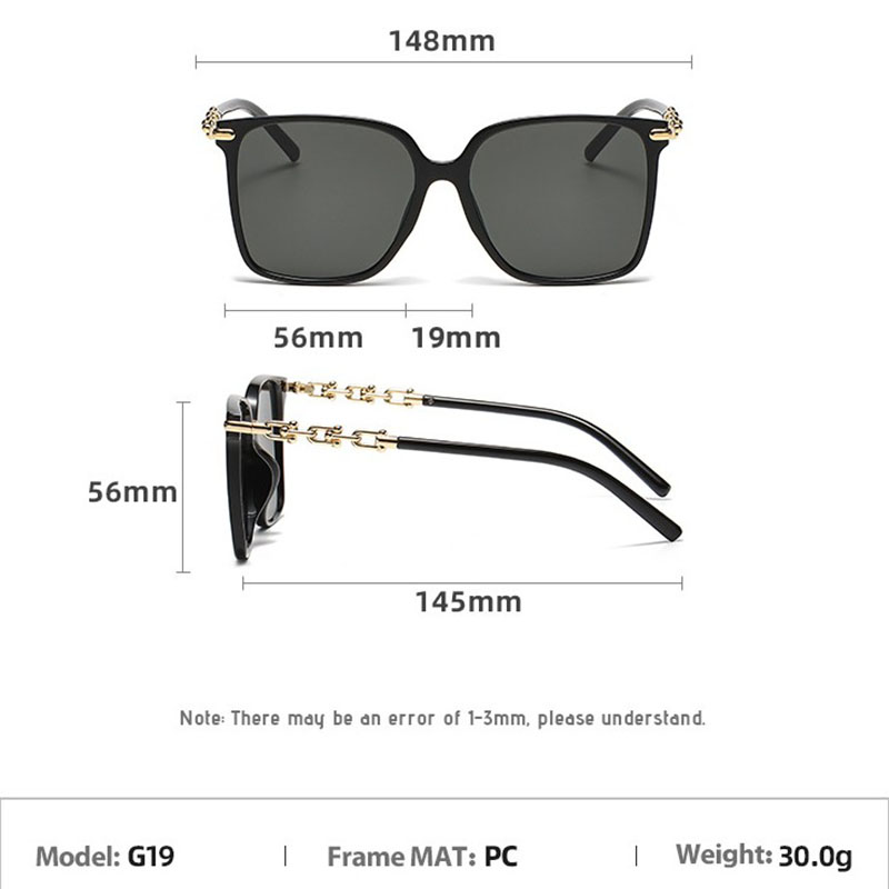 نمط IG حلو اللون الصامد الكمبيوتر مادة صمغية مربع اطار كامل المرأة النظارات الشمسية display picture 1