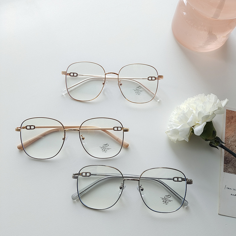 Casual Simple Style Geometric Pc Resin Square Full Frame Optical Glasses display picture 4