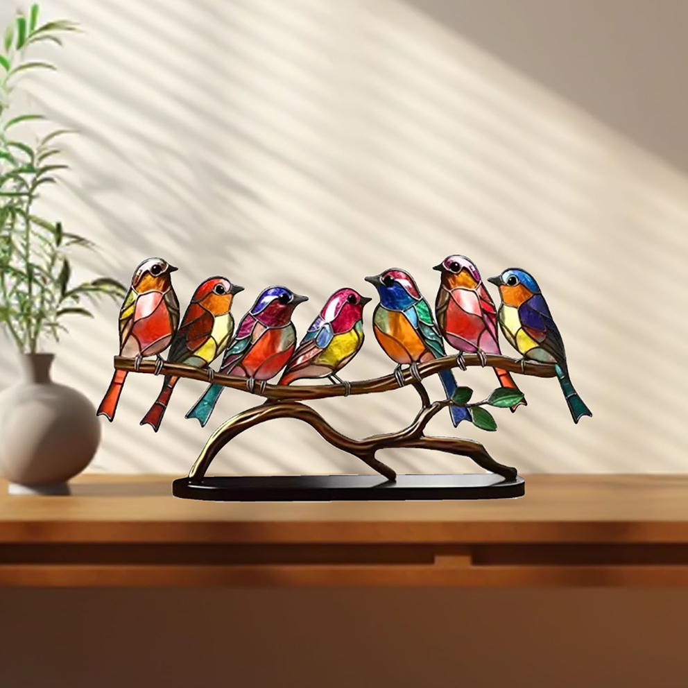 Simple Style Artistic Bird Arylic Ornaments Artificial Decorations display picture 2