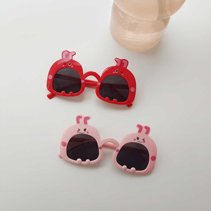 Cute Vacation Cartoon Pc Resin Oval Frame Full Frame Kids Sunglasses display picture 1