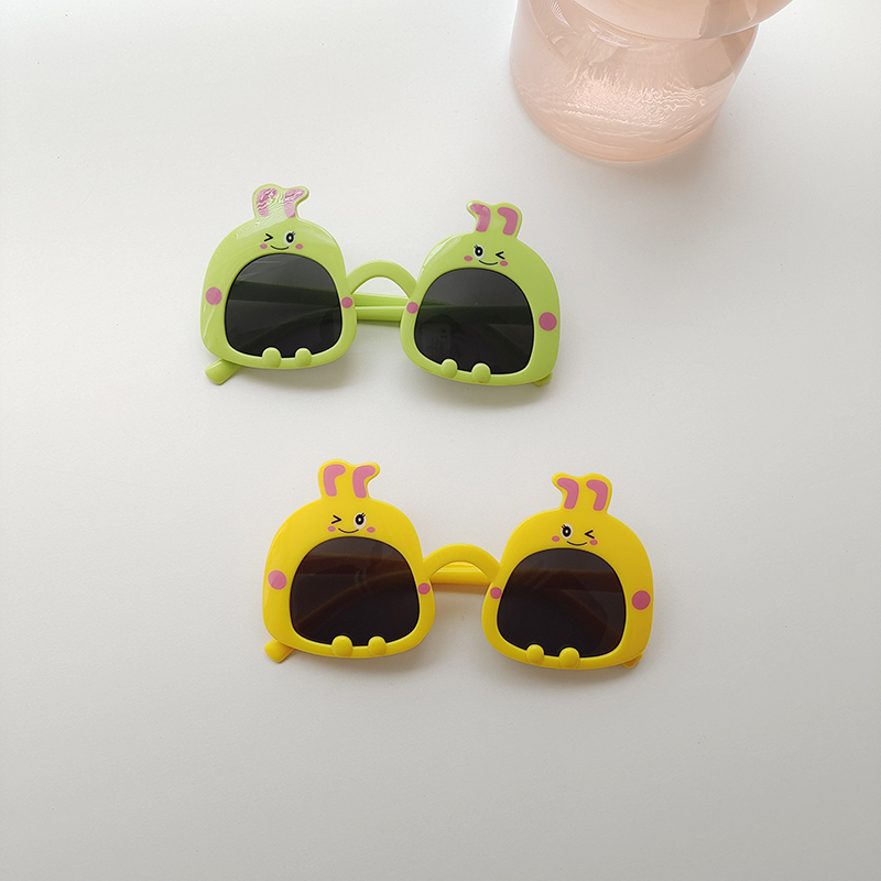 Cute Vacation Cartoon Pc Resin Oval Frame Full Frame Kids Sunglasses display picture 2