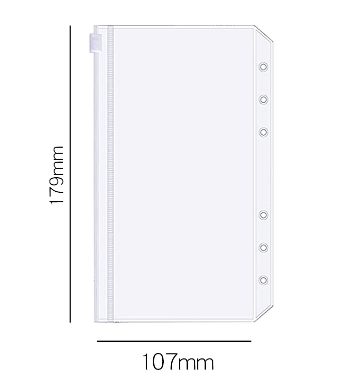 Transparent Learning Daily PVC Simple Style Stationery Storage Bag display picture 1