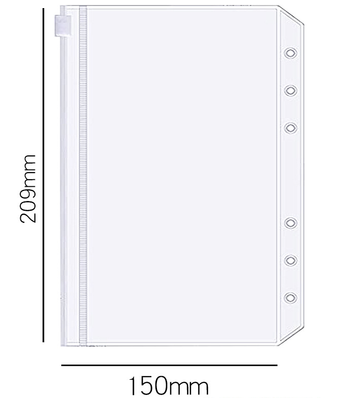 Transparent Learning Daily PVC Simple Style Stationery Storage Bag display picture 2