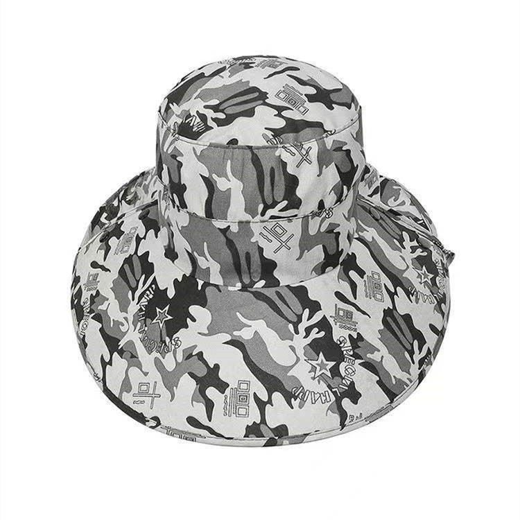 Women's Casual Camouflage Big Eaves Sun Hat display picture 4