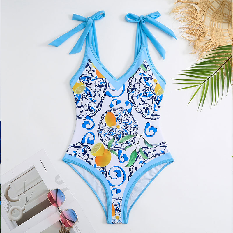 Women's Lady Printing One Pieces 1 Piece display picture 9